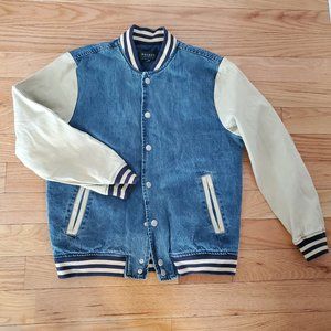 Men's PacSun Jean Jacket - size M - denim / tan